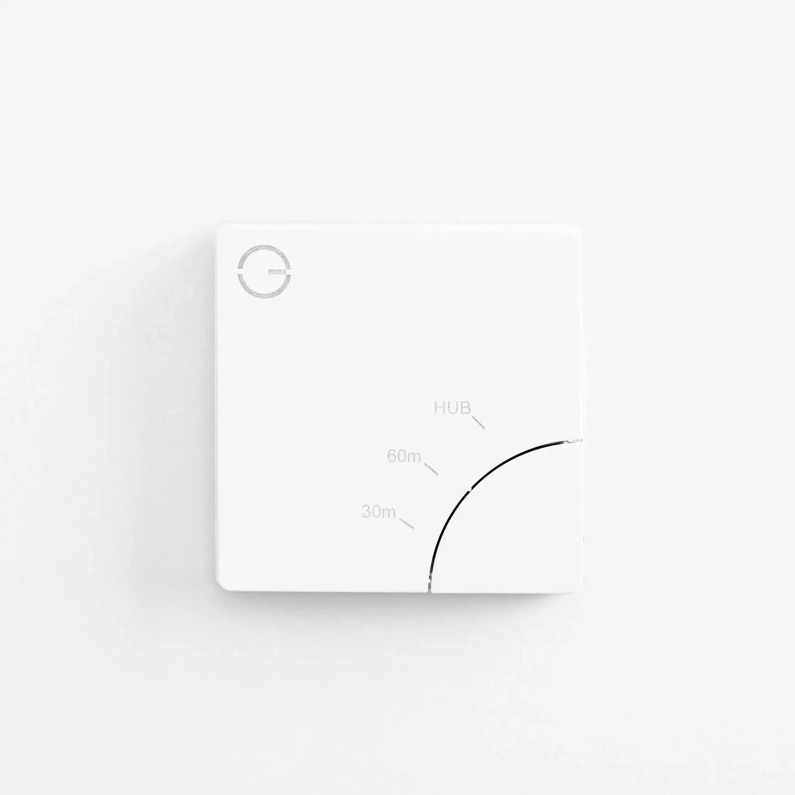 Front of an Electric Switch showing the override options and button located at the bottom-right.